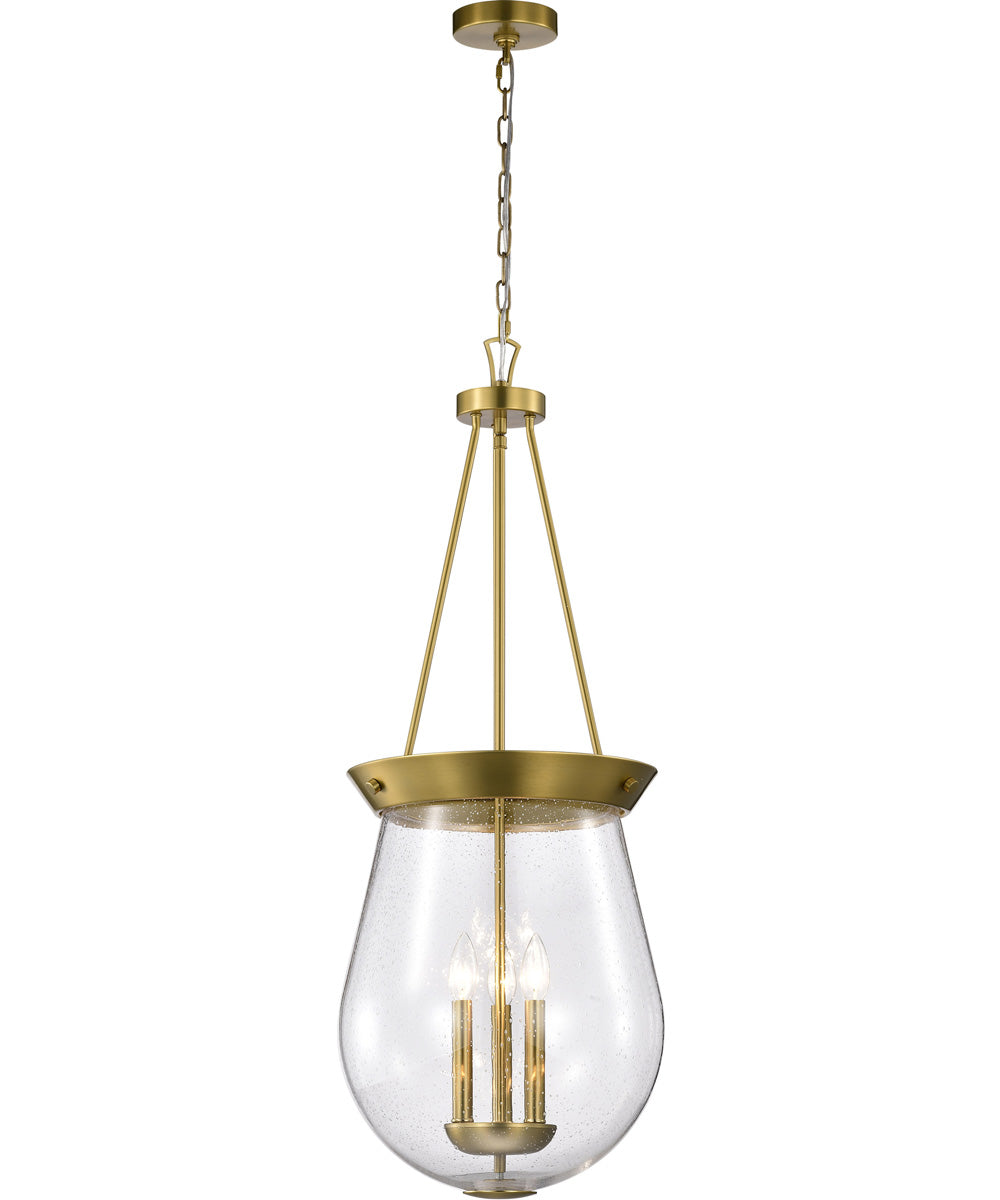 Boliver 3-Light Pendant Vintage Brass