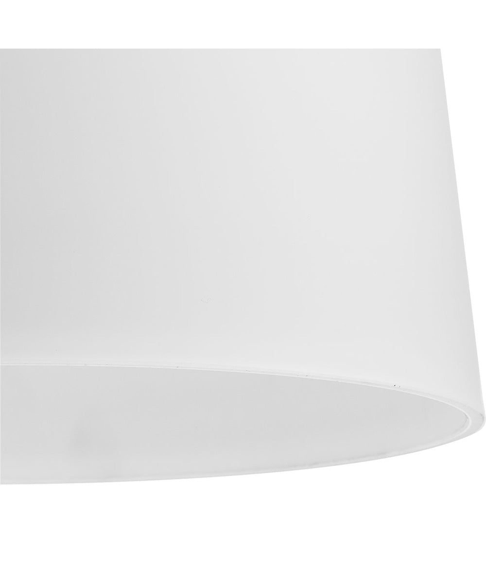 Clarion 1-Light Etched White Pendant P500430 Satin Brass