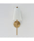 Valette 1-Light Wall Sconce Natural Aged Brass