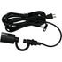 14"W 1 Light Swag Plug-In Pendant  White Shade Black Cord