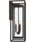 Shaw 25 inch 1 Light Outdoor Wall Light with Clear Glass Antique Bronze