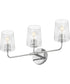 Kline 3-Light Medium Three Light Vanity in Chrome