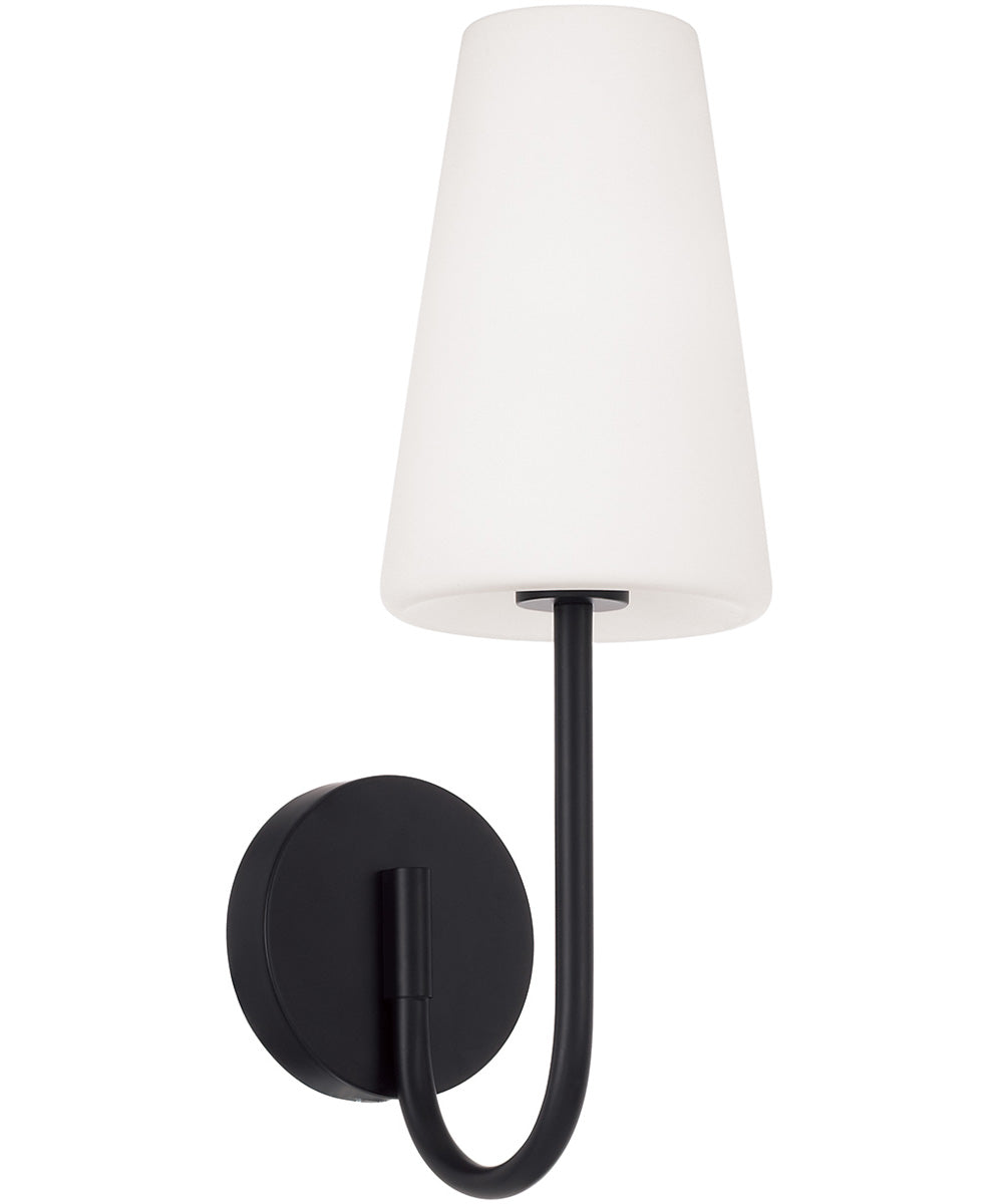 Averitt 1-Light Sconce Matte Black