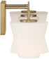 Palmyra 3 Light Vanity Brushed Gold