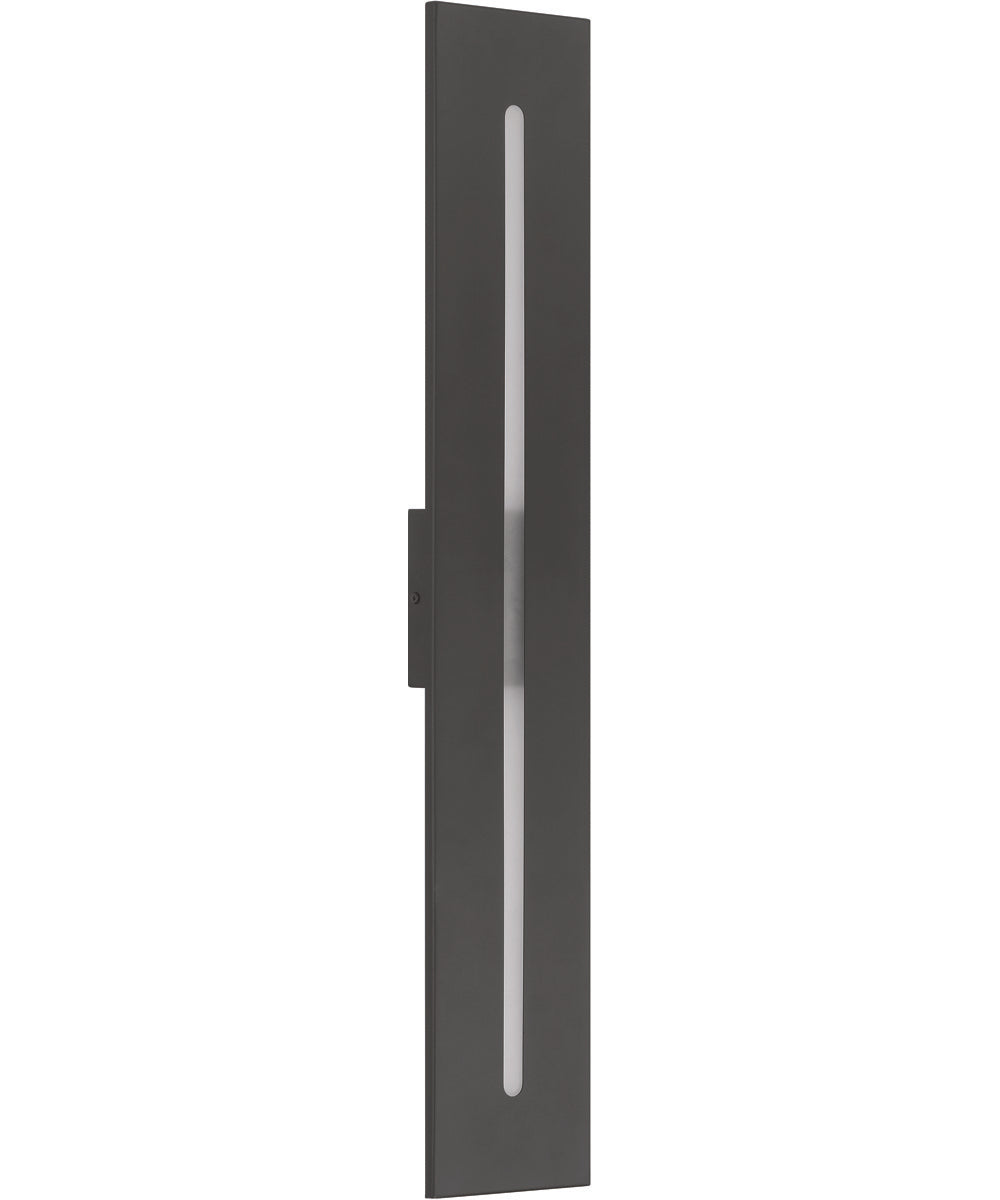 Profiled 1-Light Outdoor Lighting Textured Black
