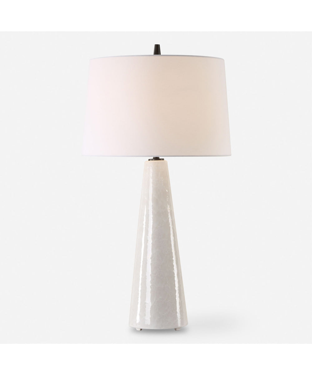 Loire Ivory Glaze Table Lamp