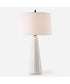 Loire Ivory Glaze Table Lamp