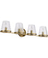 Valentine 4-Light Vanity & Wall Vintage Brass