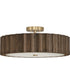 Cody 4-Light Semi-Flush Matte Brass