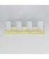 Lateral 4-Light Bath Vanity Satin Brass