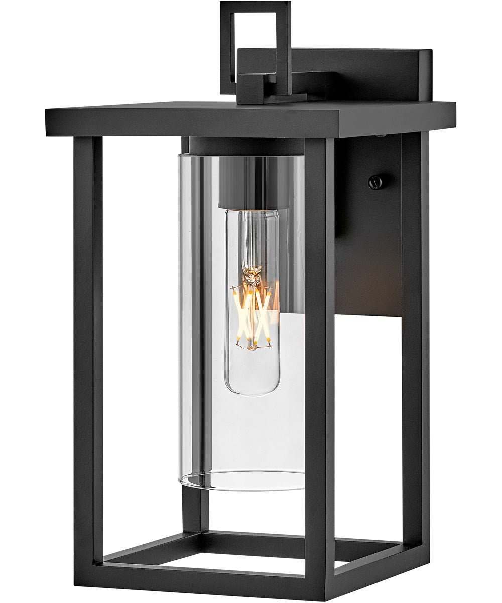 Mateo 1-Light Small Wall Mount in Black