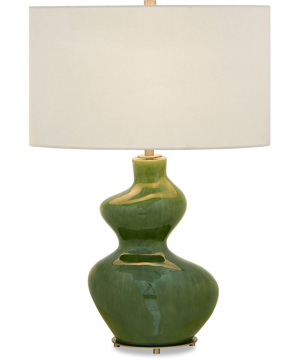 Esall Dark Green Table Lamp