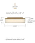 Marcell 1-Light Vanity Aged Brass