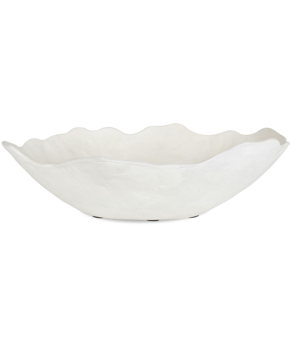 Obscura Warm White Outdoor Bowl