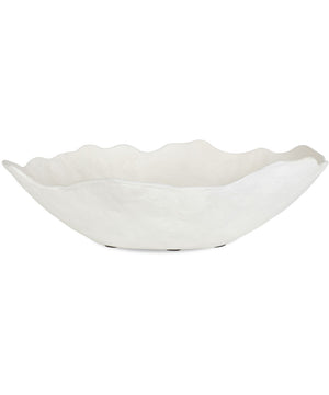 Obscura Warm White Outdoor Bowl
