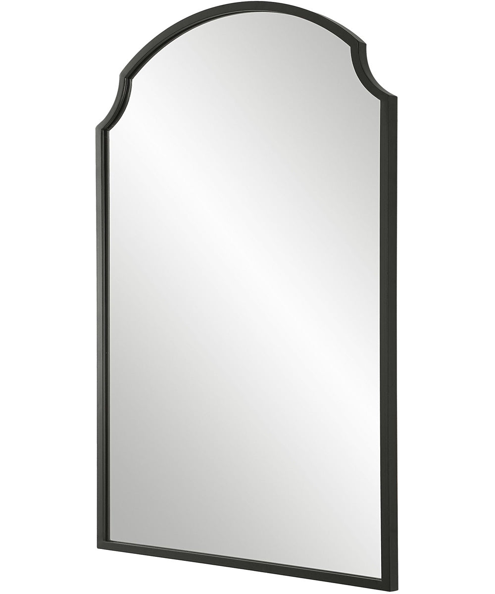 22x36" Wall Mirror in Satin Black