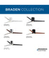 Braden 56" 3-Blade Indoor Hugger Ceiling Fan Matte Black