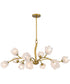 Walker 12-light Chandelier Vintage Brass