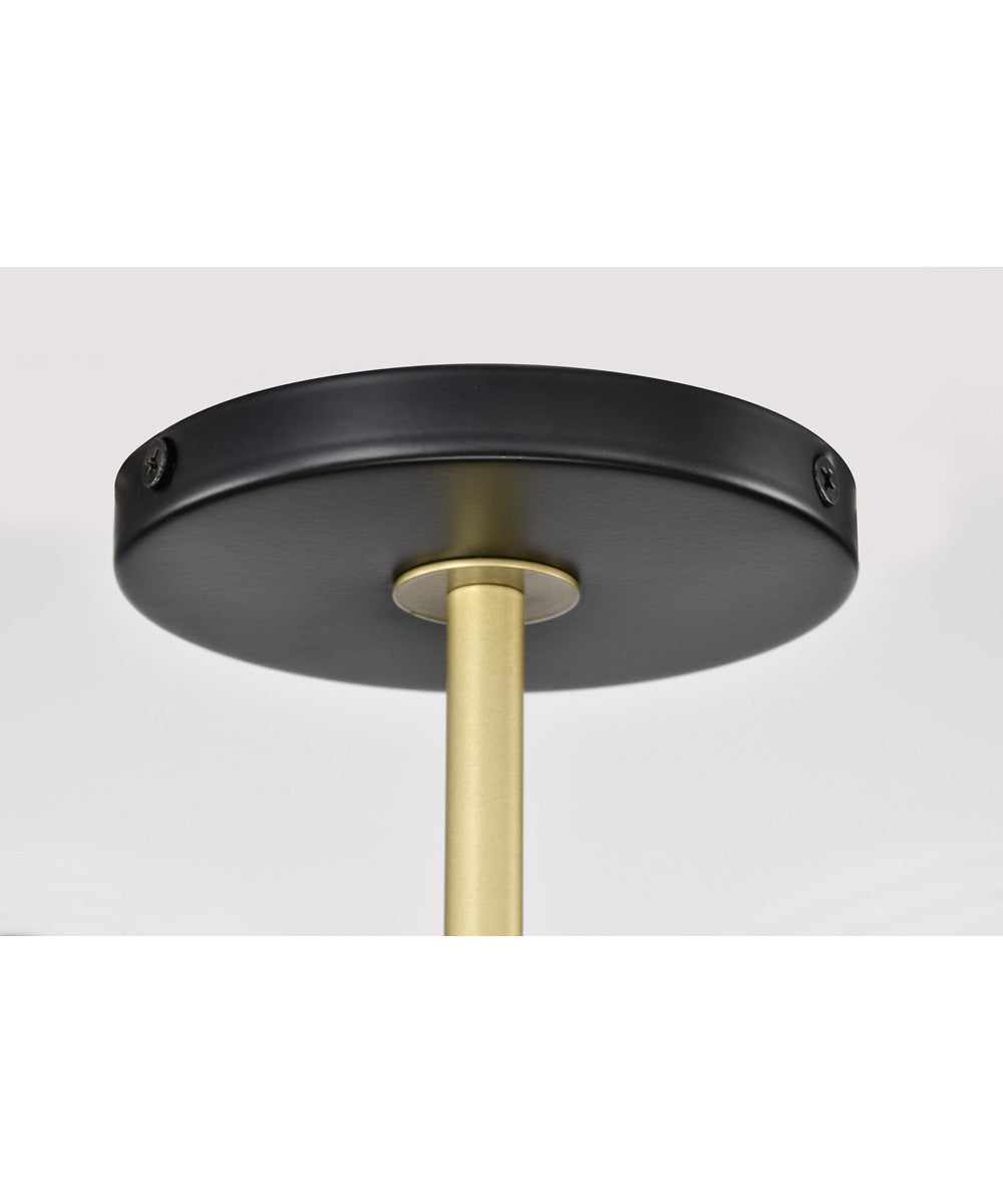 Marc 3-Light Close-to-Ceiling Matte Black