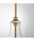 Tilbrook 1-light Pendant Brushed Brass