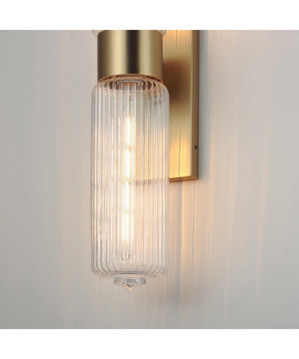 Kasbah 2-Light Wall Sconce Satin Brass