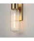 Kasbah 2-Light Wall Sconce Satin Brass