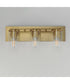 Lateral 3-Light Bath Vanity Satin Brass