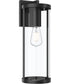 Kagen Extra Large Outdoor Wall Light with Clear Glass Panels Matte Black