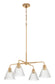 Pleated 4-Light Lighting Premium Bronze