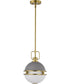 Everton 1-Light Pendant Matte Gray