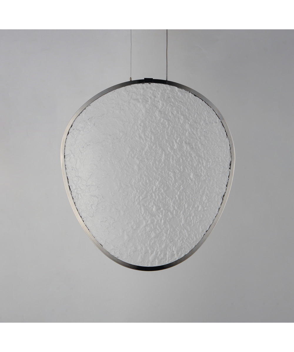 Moonscapes Single LED Pendant Polished Chrome