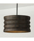 Dunn 4-Light Pendant Espresso Stain and Black