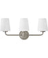 McKenna 3-Light Medium Three Light Vanity in Antique Nickel