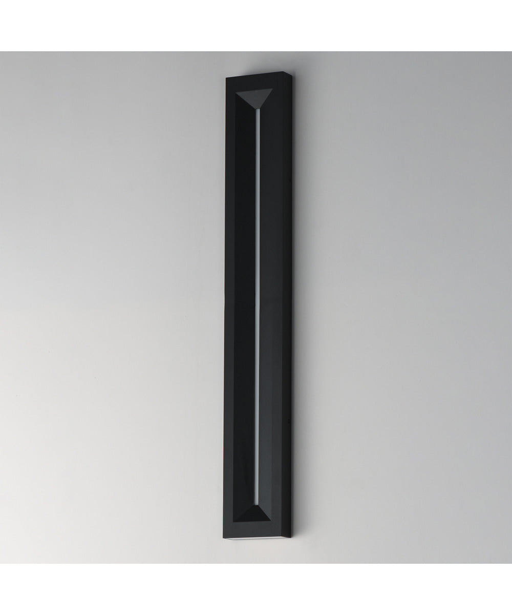 Fosso 35 inch LED Outdoor Wall Sconce - 5cct Black