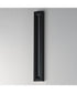 Fosso 35 inch LED Outdoor Wall Sconce - 5cct Black
