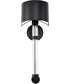 Teagon 1-Light Vanity & Wall Matte Black