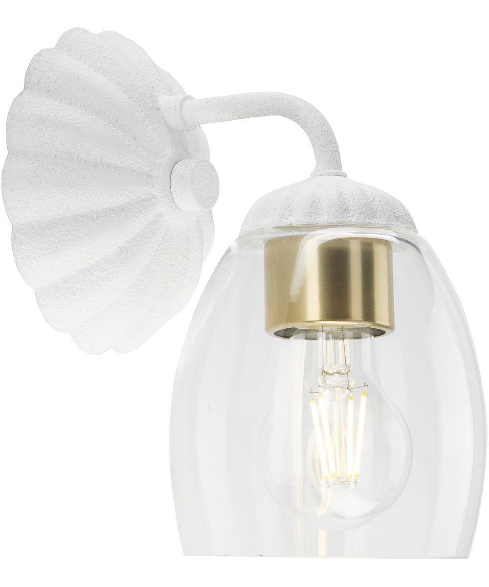 Quillan 1-Light Transitional Bath & Vanity Light White Plaster