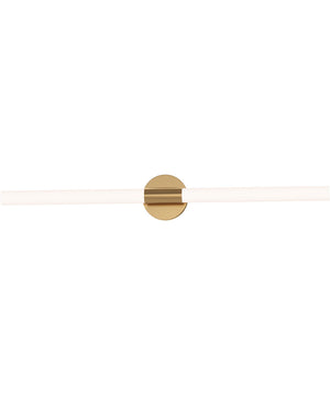 Tubi 36 inch 5CCT LED Bath Bar Natural Aged Brass