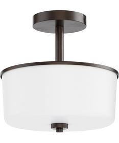 Fuller 2-Light Semi Flush/Pendant Convertible Oil Rubbed Bronze