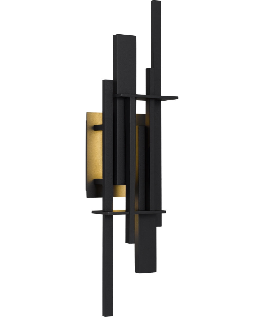 Newton Outdoor Wall Light Earth Black