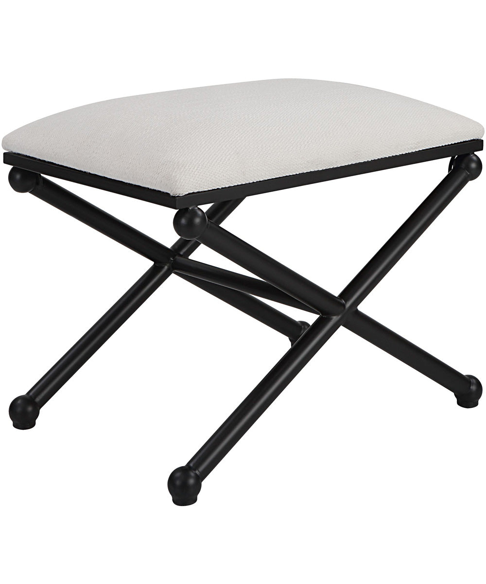 Andrews White Small Bench