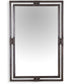24x36" Wall Mirror in Distressed Gunmetal