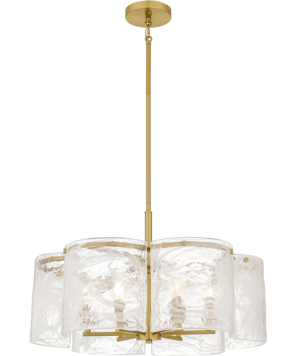 Maisie 6-light Pendant Brushed Gold