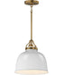 Hollis 12 inch Pendant Natural Aged Brass