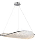 Moonscapes Single LED Pendant Polished Chrome