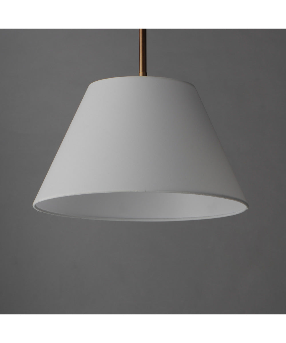 Dunbridge 14 inch Pendant Weathered Brass