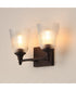Julip 2-Light Bath Vanity Dark Bronze