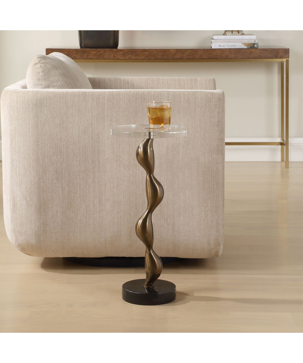 Remolino Bronze Drink Table