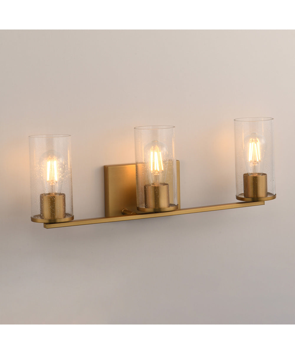 Livingston 3-Light Bath Vanity Natural Aged Brass
