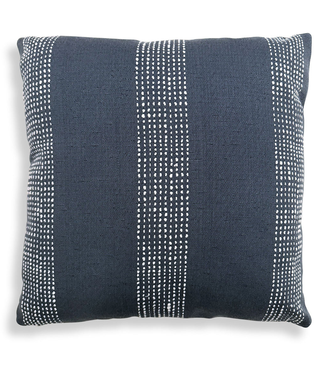 Caper Slate Blue Outdoor Pillow